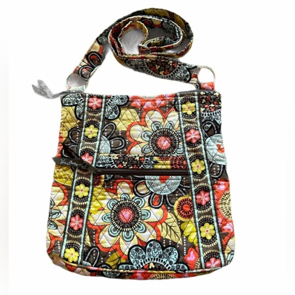 HIDDEN MICKEY-Vera Bradley Crossbody Bag - Yellow, Red, Black
Gently used